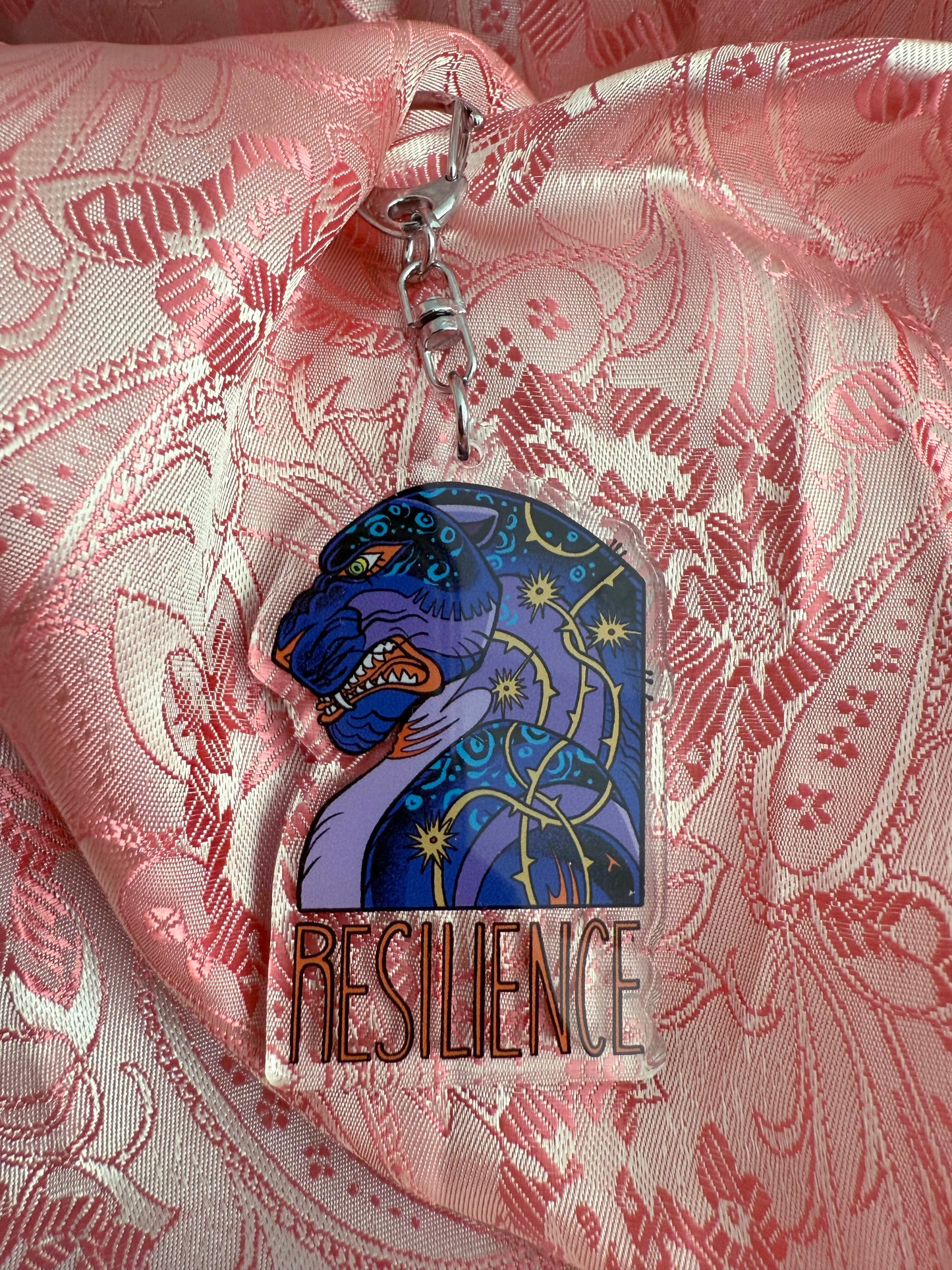 RESILIENCE - Panther keychain
