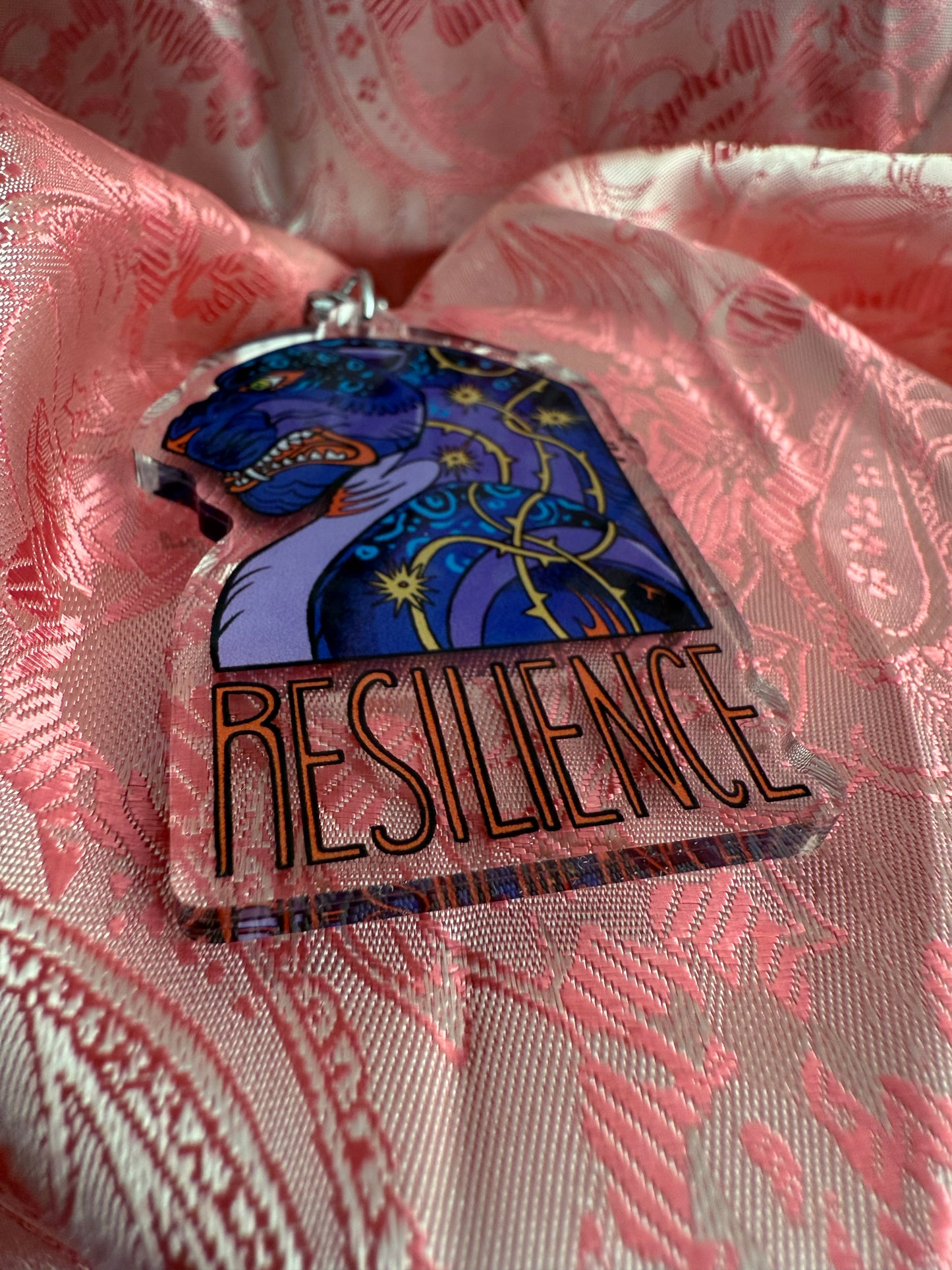 RESILIENCE - Panther keychain