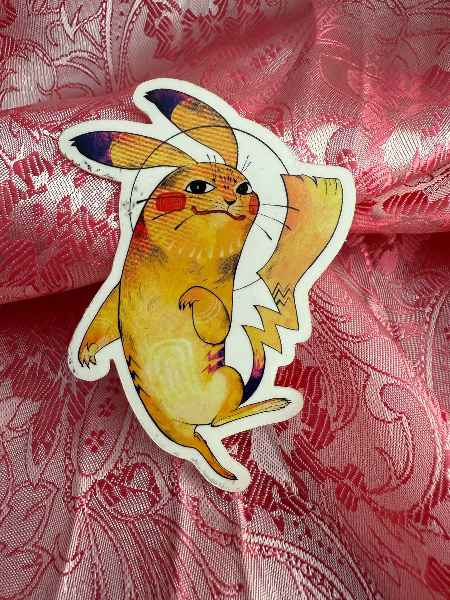 Pikachu - Fan art vinyl sticker